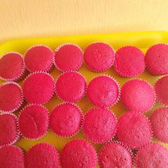 A picture of Red velvet cake.