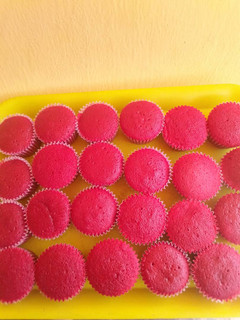 A picture of Red velvet cake.