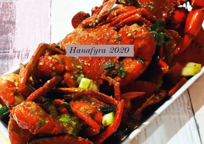 Kepiting lada hitam pedas