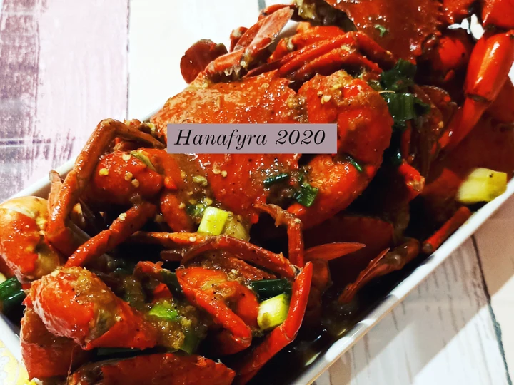 Langkah Gampang Membikin Resep Kepiting lada hitam pedas yang Bisa Manjain Lidah Anti Ribet, Lezat Sekali