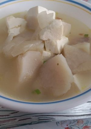 Una foto de Mote de Ñame o Chonque