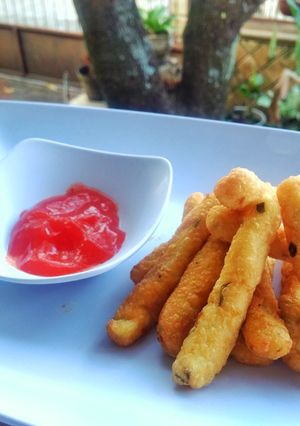 Foto resep Stik kentang keju plus bawang putih