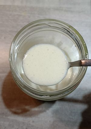 Une photo de 🔥Vinaigrette allégé tahin et huile d'olive