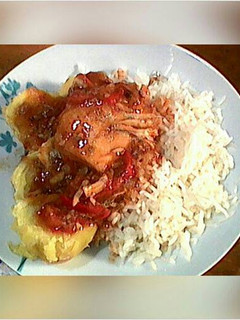 Una foto de Adobo de pollo