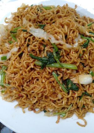 Foto resep Mie Telur Goreng pakai ebi