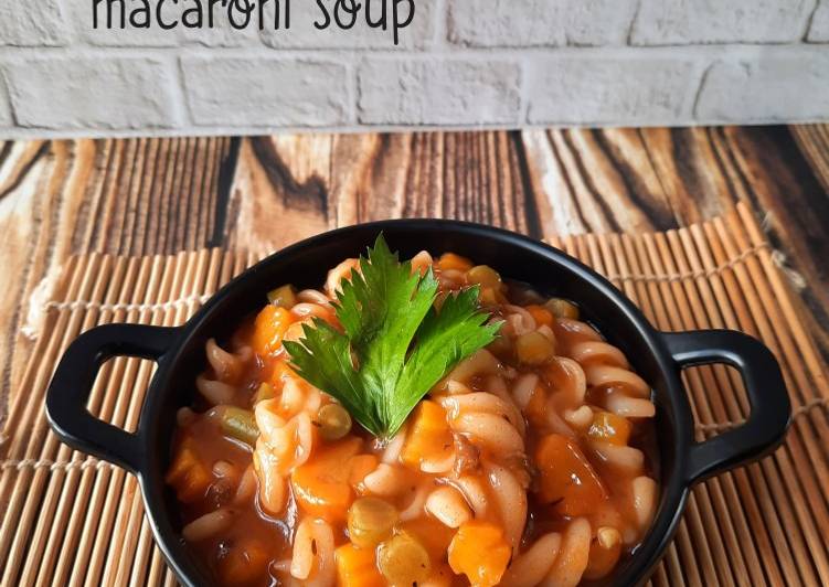 Resep Bolognaise macaroni soup yang Sempurna