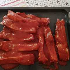 Una foto de Costillas de cerdo a la barbacoa