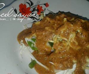 Resep mudah Pecel Sayur Lezat Mantap