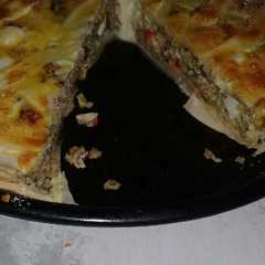 Una foto de Tarta de carne picada (relleno de empanada)