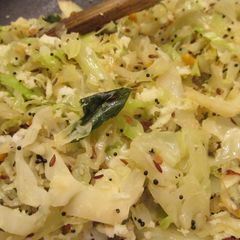 A picture of Cabbage with Coconut(Cabbage thoran).