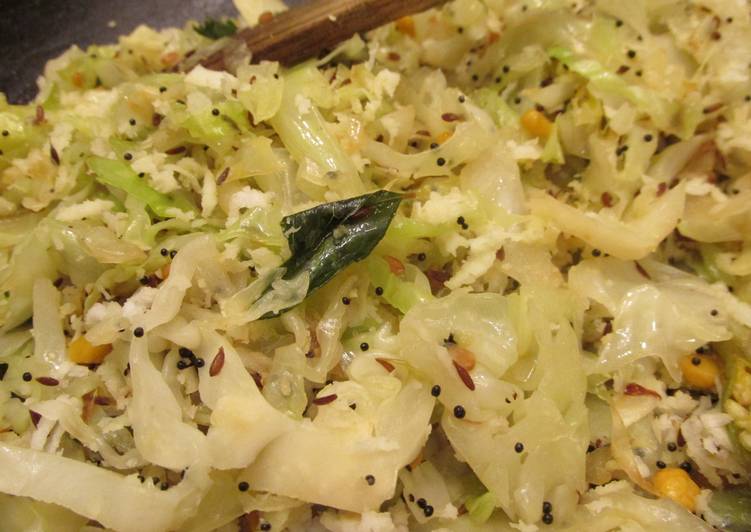 Cabbage with Coconut(Cabbage thoran)