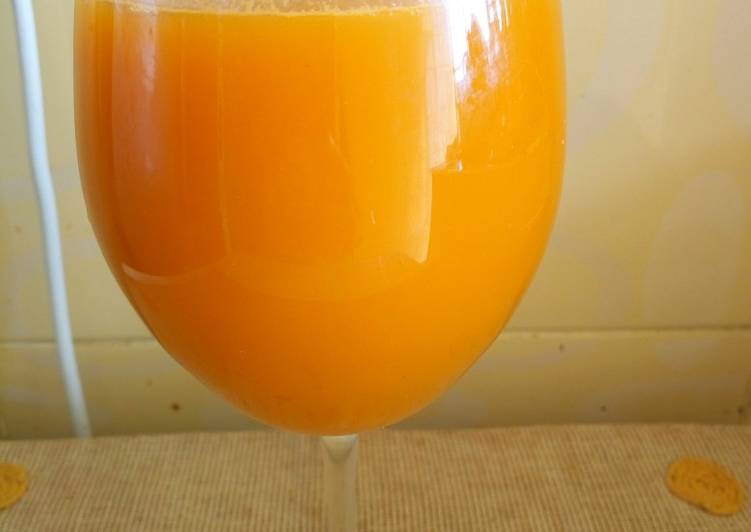Recipe of Homemade Carrot Passion Mint Juice