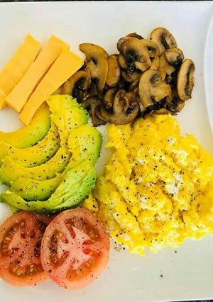 A picture of Scrumptious and healthy breakfast.