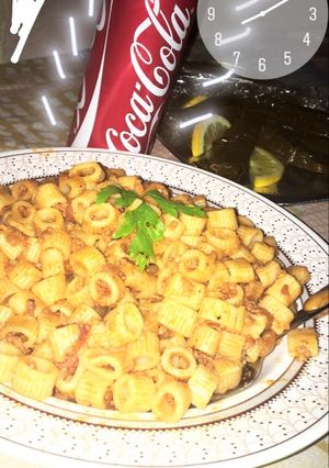 صورة لوصفة مَكرونا باللحم المفروم