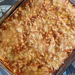 A picture of Easy Vegan High Protein Pasta Bake.