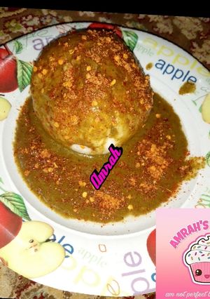 A picture of Tuwon masara da miyar kuka.