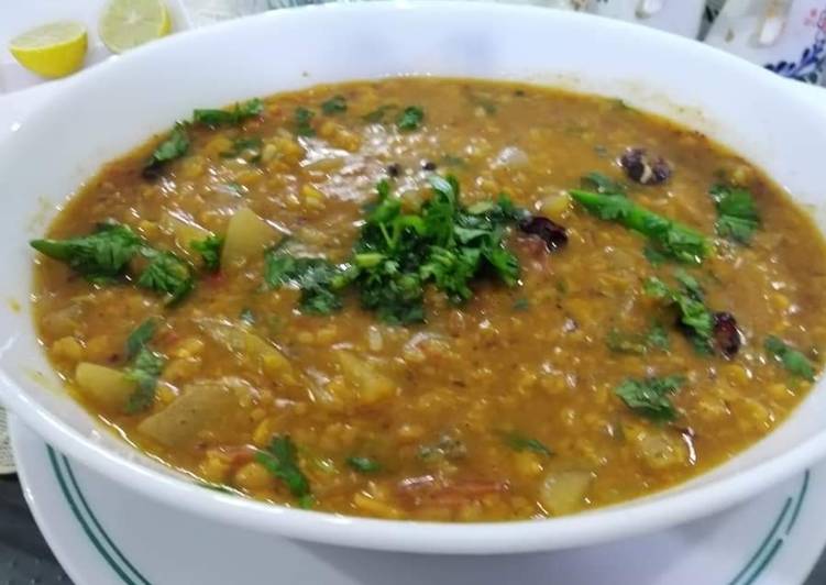 Recipe of Perfect Chanay ki Daal Lauki