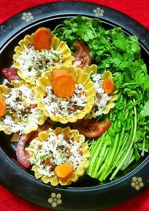 A picture of Basket pizza.