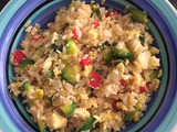 Revuelto de zapallitos y arroz