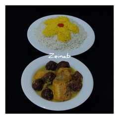 خورشت آلو و مرغ زعفرانی-レシピのメイン写真