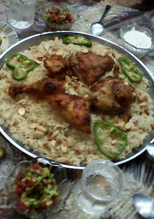 صورة لوصفة بخاري دجاج