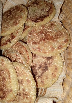 صورة لوصفة حرشة بالشعير المجروش(البلبولة)و الفينو