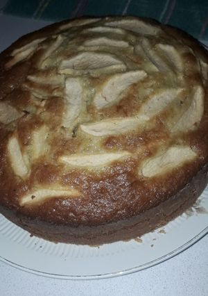 Una foto de Torta de manzana en 3 pasos