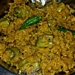 Pointed Gourd with Fragnant rice (Gobindobhog rice) A picture of Pointed Gourd with Fragnant rice (Gobindobhog rice).