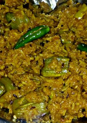 A picture of Pointed Gourd with Fragnant rice (Gobindobhog rice).
