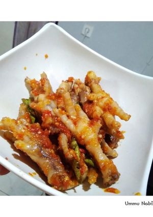 Foto resep Ceker Ayam Pedas