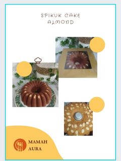 Foto resep Spikuk Cake Almond (Tanpa SP/TBM,Soda,Bakpowder)