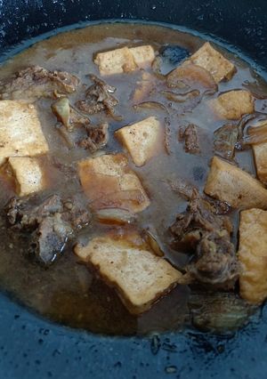 Foto resep Semur Daging Tahu