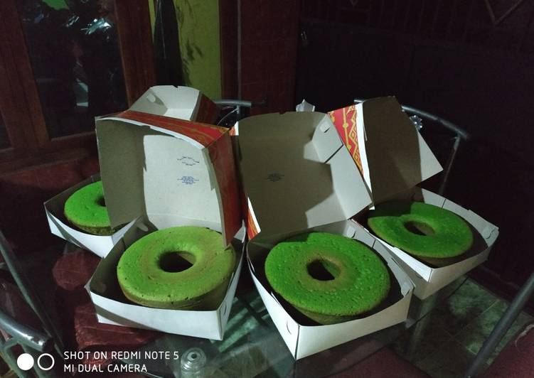 Resep: Bolu pandan panggang gampang