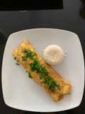 Omelette de langostinos