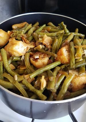 Foto resep Oseng Kacang Panjang Tahu