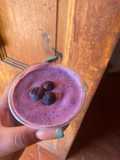 Batido de arándano y frutilla