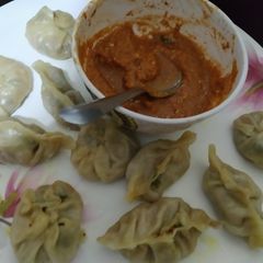 Prawn momo A picture of Prawn momo.