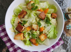 A picture of Caesar Salad.