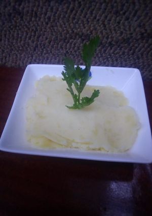 A picture of Mashed potatoes #4weeksChallenge.