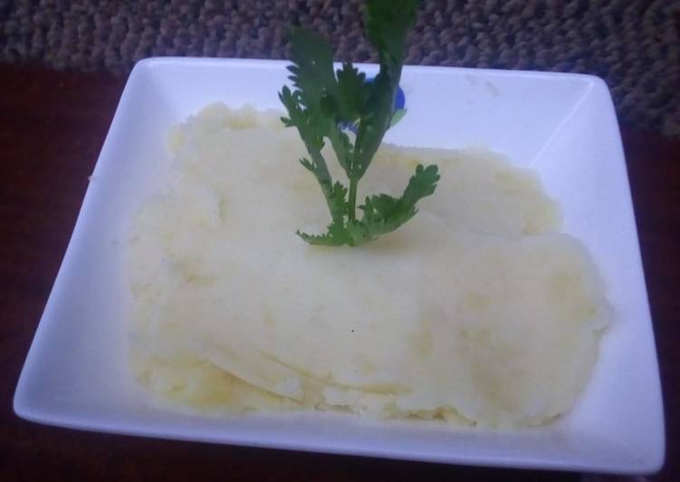 Step-by-Step Guide to Prepare Speedy Mashed potatoes #4weeksChallenge
