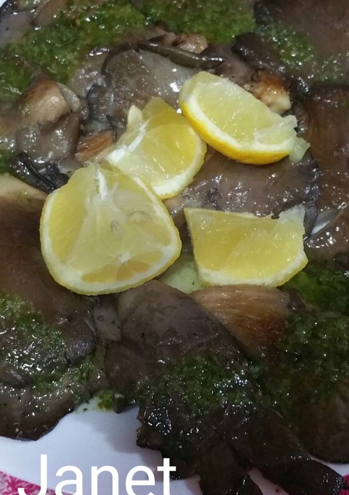 Una foto de Setas al limón