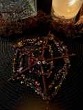 Telaraña viviente (Mikados con chocolate y lacasitos) - Adviento Halloween