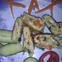 A picture of Rolled Egg. (TAMAGYOKI).