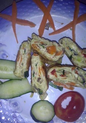 A picture of Rolled Egg. (TAMAGYOKI).
