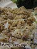 Πατάτες hash brown με “λουκάνικο”