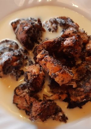 Mákos guba vaníliaszósszal recept fotója