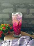 Es Sprite Buah Naga Sirup Rose