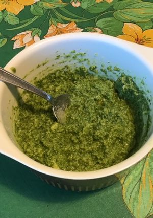 Une photo de « Tartinade » ail, herbes aromatiques et parmesan