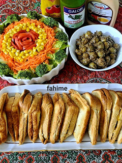 عکسی از دستور اسنک گوشت و قارچ