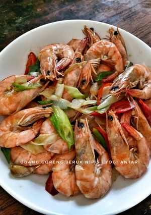 Foto resep Udang Goreng Jeruk Nipis